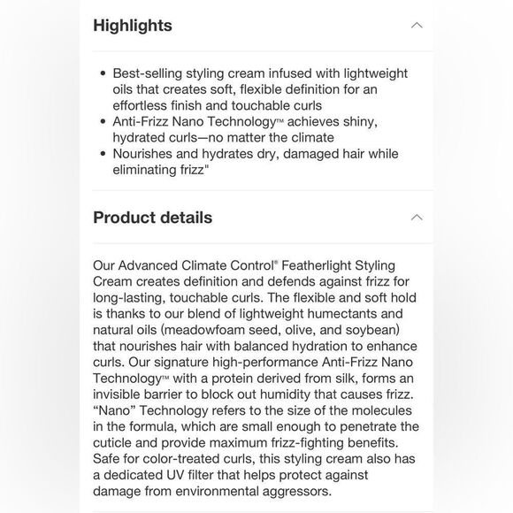 Ouidad advance Climate control styler cream. 5.7 Fl oz - Picture 4 of 4